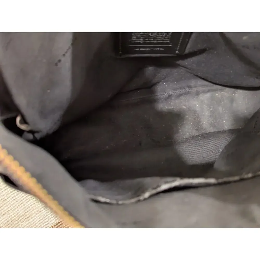 Coach Womens Vintage Leather Crossbody Black Handbag - Picture 6 of 16